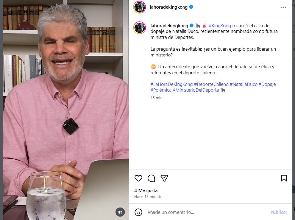 Guarello se desata criticando a una deportista como Natalia Duco por un doping más añejo que su abuela , pero anda a decirle que que tiene una sobrina ministra de la Mujer que encubre violadores. Ahí explota como balin en el ojo d un octubrista