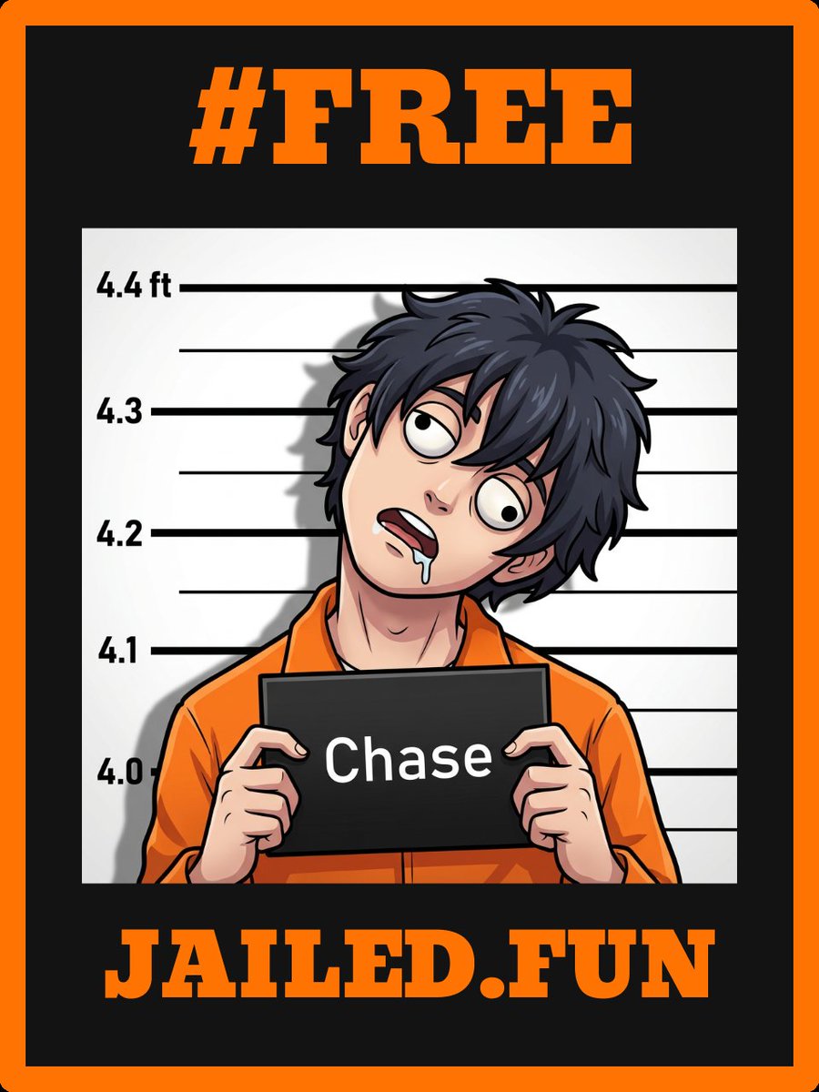 Mnot_Chase's tweet image. i got life sentence 😭💀

moving into @Jaileddotfun soon

[ drop your mugshot here👇]