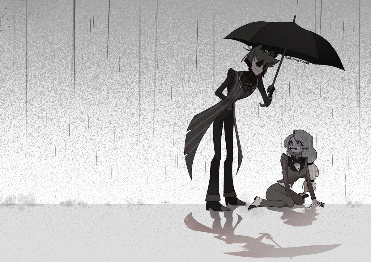 Shelter and Tears 
#charlastor #radiobelle #hazbinhotel #hazbinhotelfanart