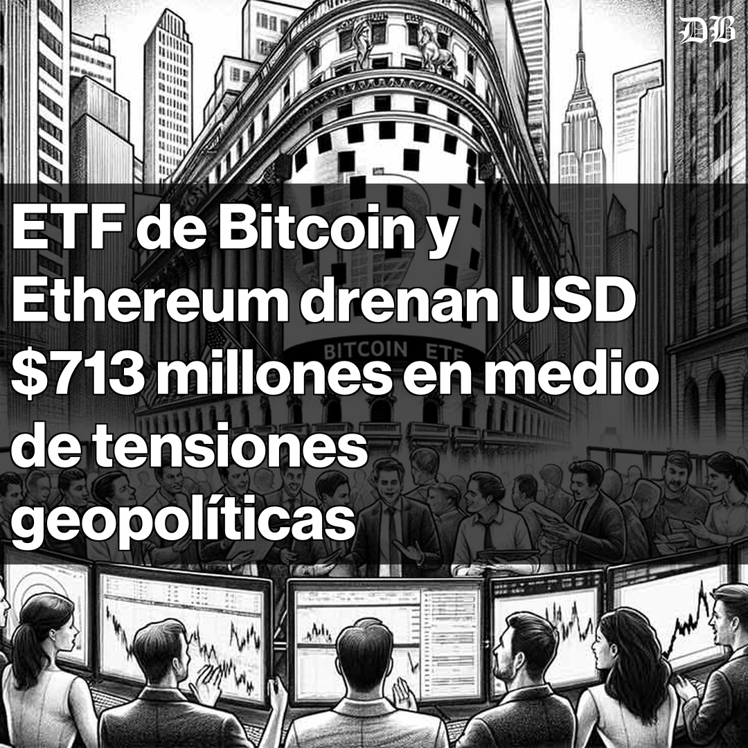 🚨 Inversiones en cripto en crisis: Los ETF de Bitcoin y Ethereum en EE.  UU. registran salidas de USD $713 millones. Bitcoin cae a menos de USD  $90.000 y Ethereum por debajo