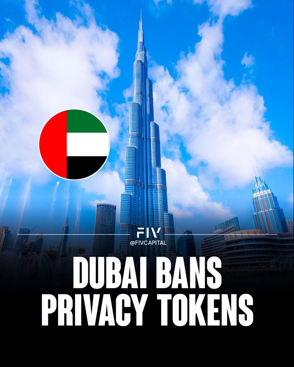 Dubai is leveling up its crypto game! The Dubai International Financial  Centre (DIFC) has officially banned privacy tokens and rolled out stricter  rules for stablecoins, now focused only on fully fiat-backed, high-quality