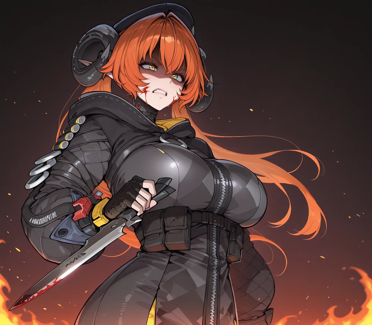 vrcitadel's tweet image. #ゼンゼロ #zzzero #orphie 😡🔥🔪