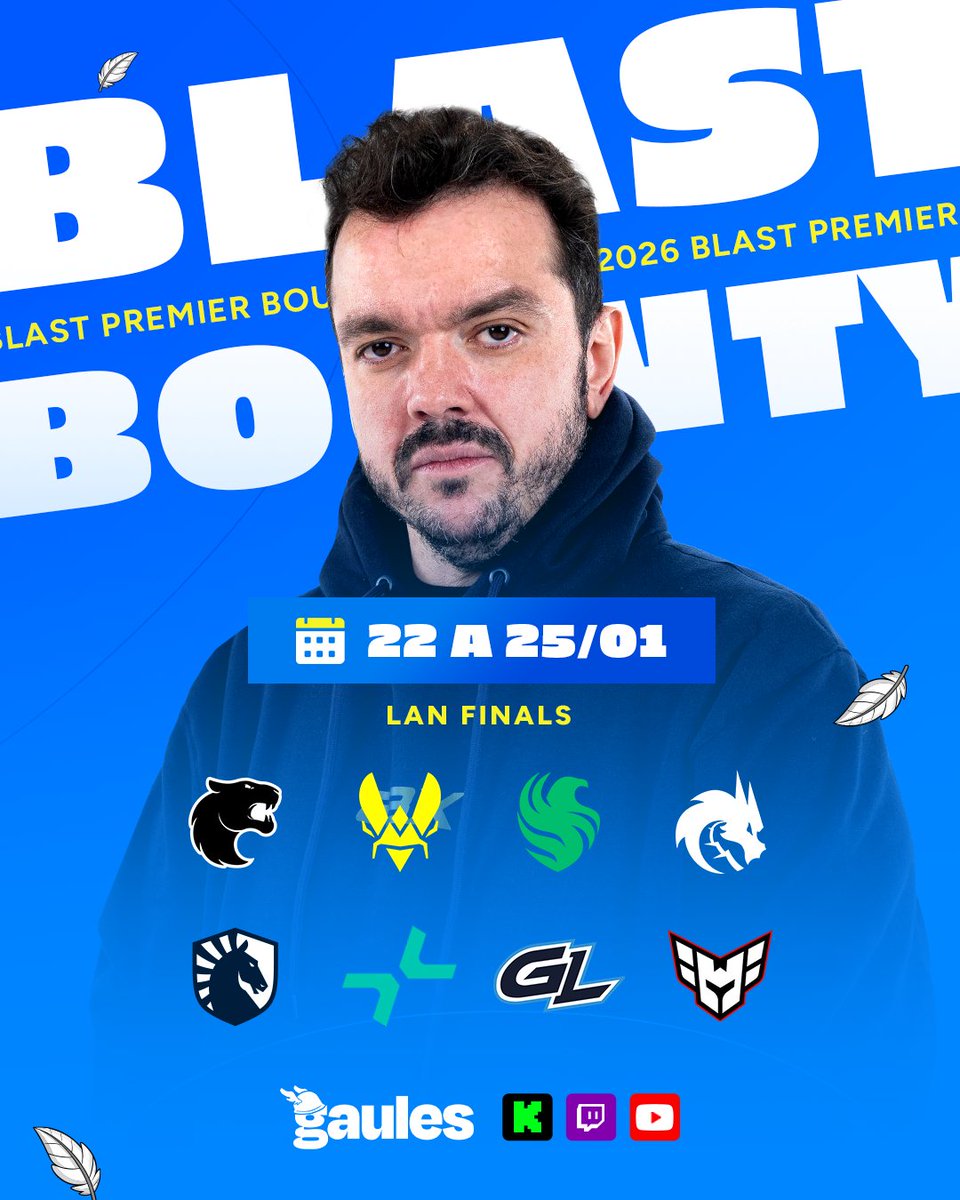 Amanhã tem BLAST Bounty!!

Espero vocês na Tribonera, lado a lado com a <a href="/AOCdoBrasil/">AGON by AOC BR</a> para o primeiro campeonato do ano!