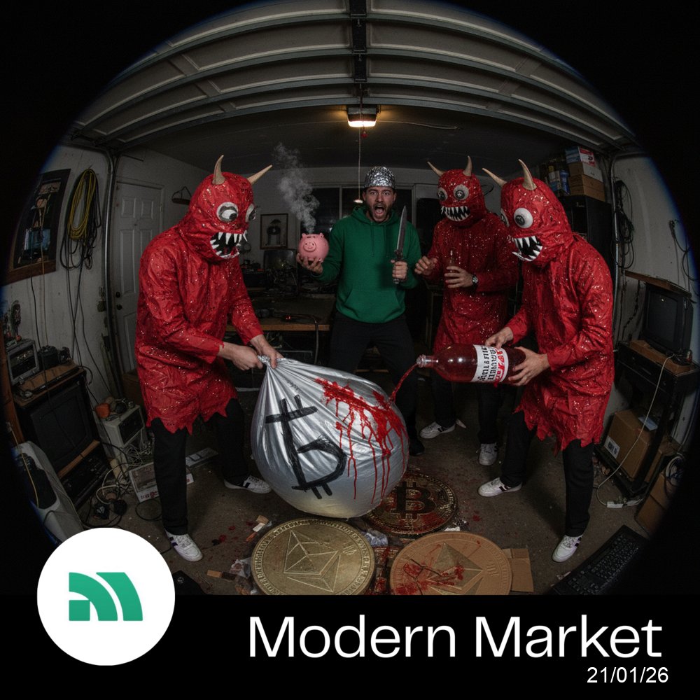 The market is bleeding and <a href="/modernmarket_/">The Modern Market Show</a> broke out the scalpel to dissect the situation.

We listened in for you and broke down the 6 key takeaways.

The best alpha from today, right this way 👇

1️⃣ The Quantum FUD on BTC

According to <a href="/Legendaryy/">Legendary</a>, the market downturn is partly