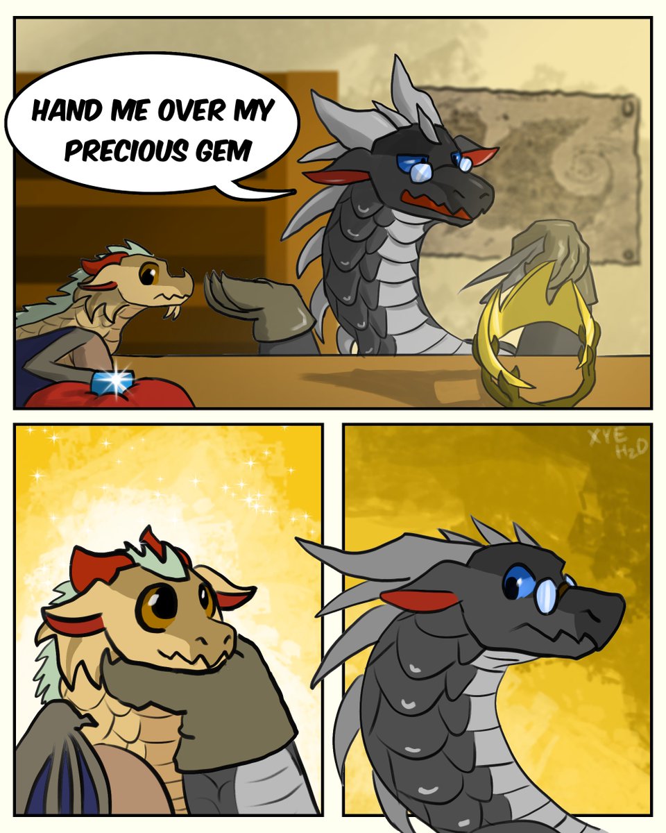 XyeH2O's tweet image. Hand me over my precious gem
#WingsofFire