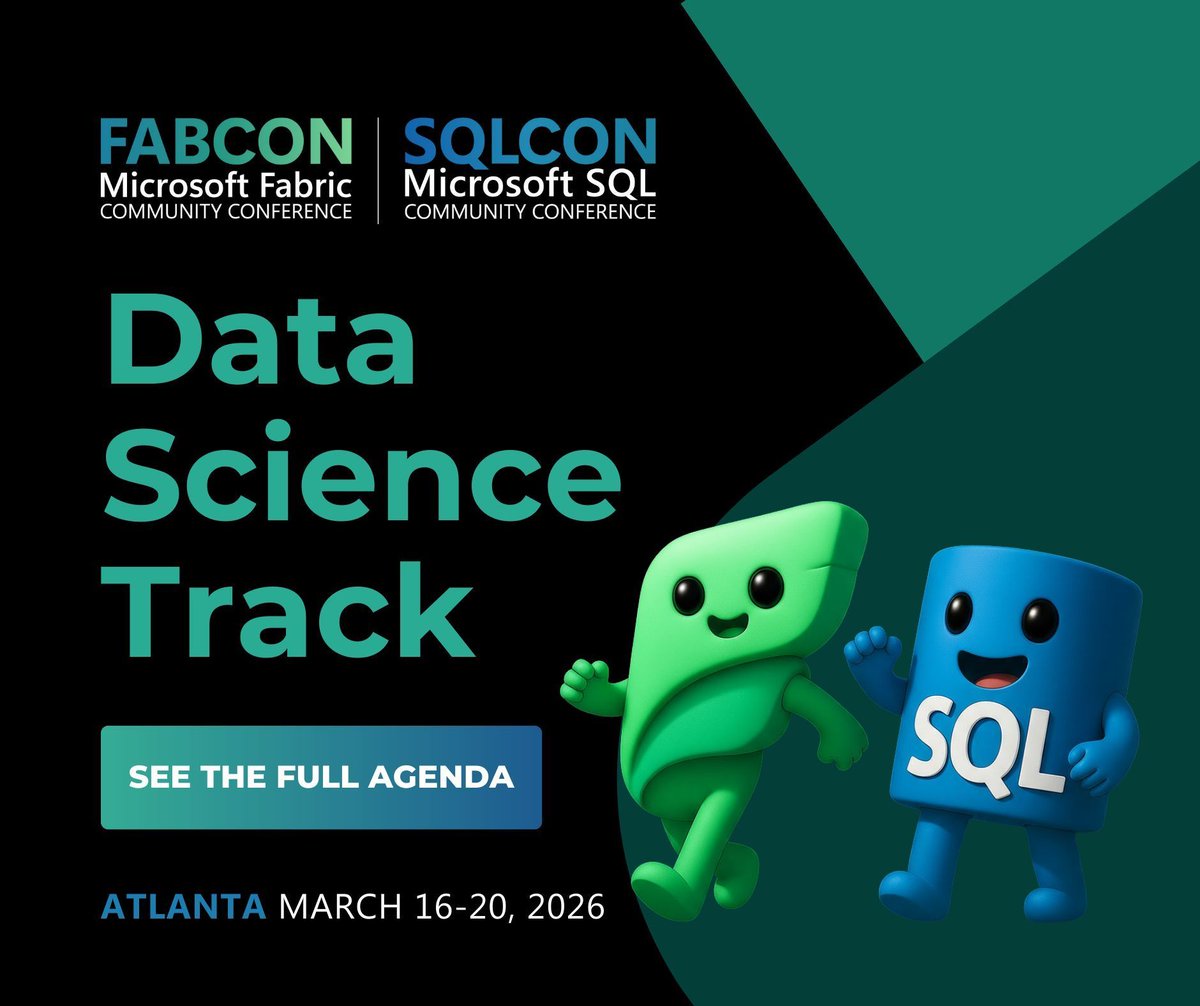 The Microsoft Fabric & SQL Community Conferences tweet media