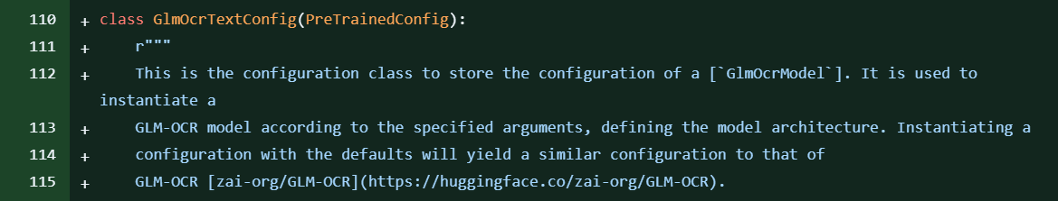 GLM-OCR config class