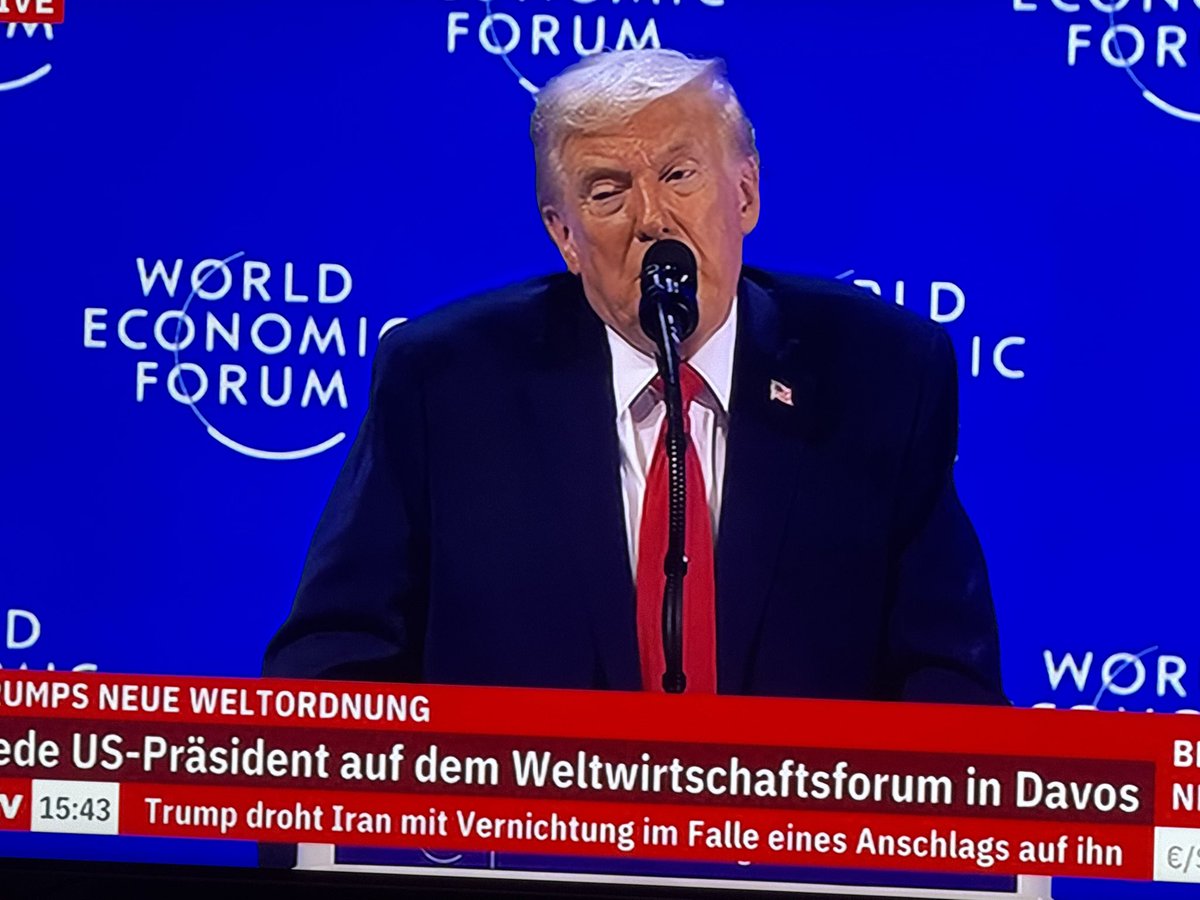 He tells nothing but lies, lies, lies! Nothing that idiot says is true!
 #Davos26 #DonaldTrump #noafd #fckafd #FCKNZS #FIFAWorldCup2026 #boykottFIFAWorldCup2026 #FIFA #Trump #TrumpLies