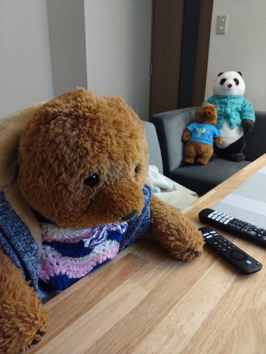 #ヌイ撮り　#ぬい撮り　#bear　#米の減りが早い　#米不足