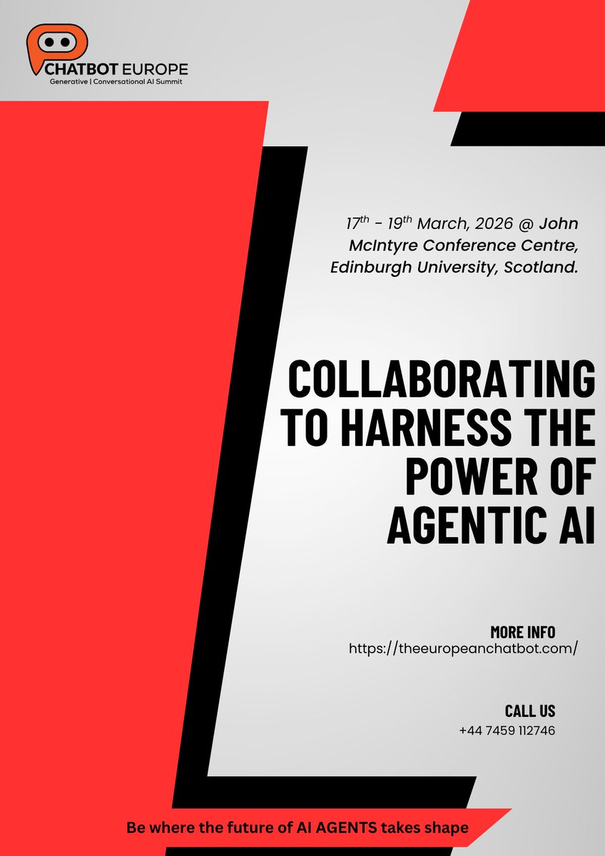EU Chatbot & Conversational | Generative AI Summit tweet media