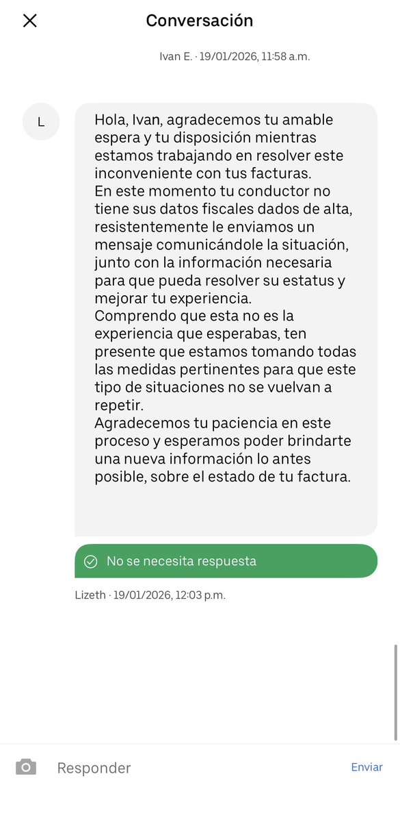 ivrouge's tweet photo. Oye @SATMX, ¿cómo es posible que plataformas como @Uber_MEX sean el semillero de delitos como evasión fiscal?  De los últimos 10 viajes que realicé, solo 2 expidieron CFDI y Uber no hace nada para resolverlo.  ¿Por qué no dan de baja a los conductores evasores? https://t.co/tQ39HtvO2L