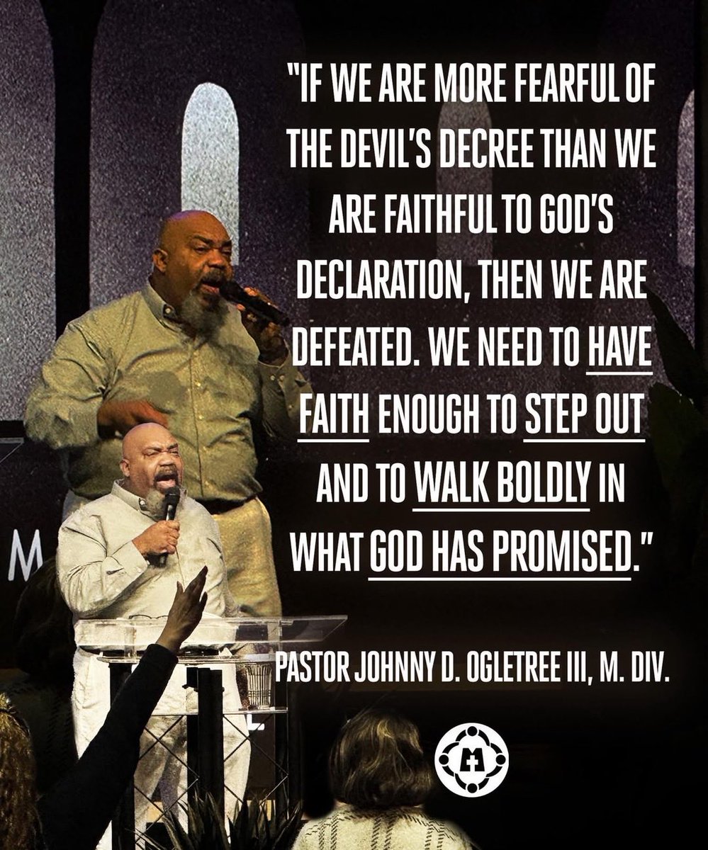 JohnnyOgletree3's tweet image. The devil can decree, but God has already declared.  The devil is trying to counter Gods plan for our lives.   Let’s believe Gods declaration and keep the devil powerless.

#pastorjdo3  #firstmetchurch  #godsword