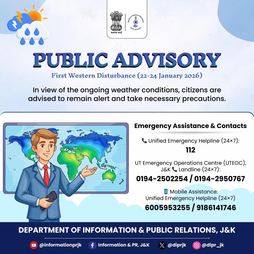 Information & PR, J&K tweet media