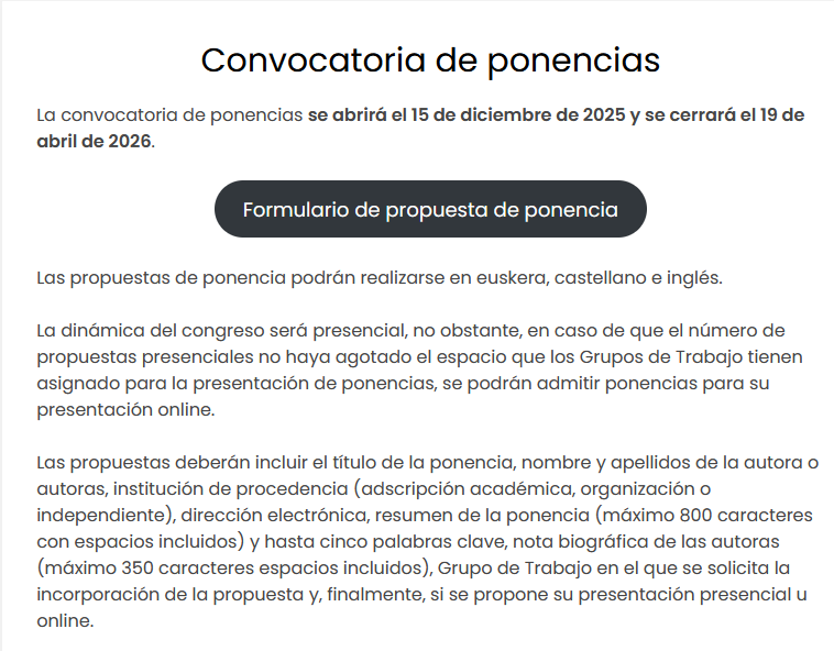 👋 Kaixo!
📰Ya has presentado tu paper a nuestro CALL FOR PAPERS? 
➕Participa en el II Congreso de Geopolítica y Estudios del Área. 📆10, 11 y 12 de junio 📍Bilbao
📩Presenta aquí tu propuesta: geink.eus/call-for-paper…