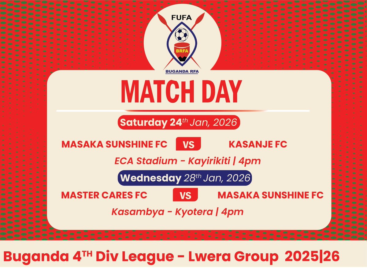 BugandaRFA's tweet image. Over the weekend we have so many games