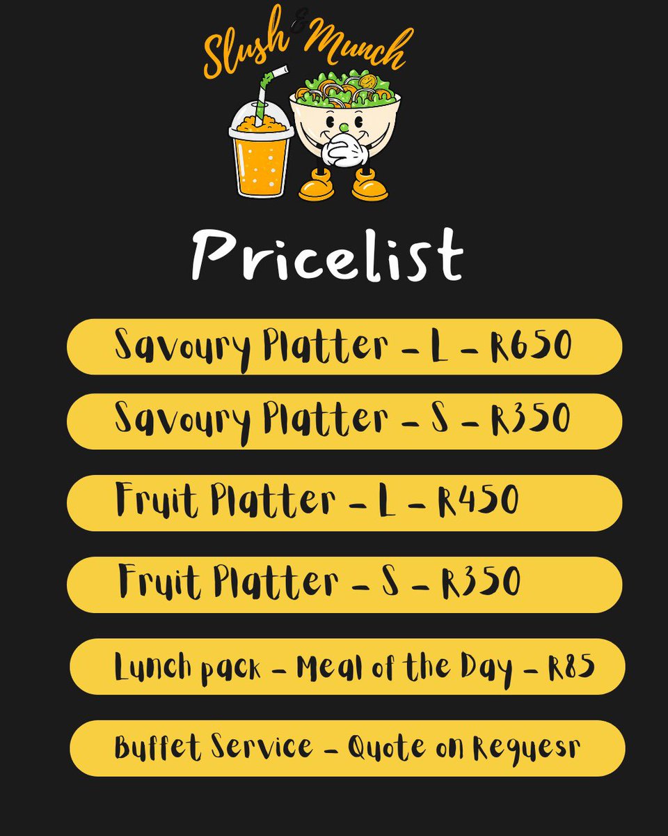 ThaloSnow's tweet image. Here we go 
Price list and all….
My client might be in your timeline, kindly rt ❤️