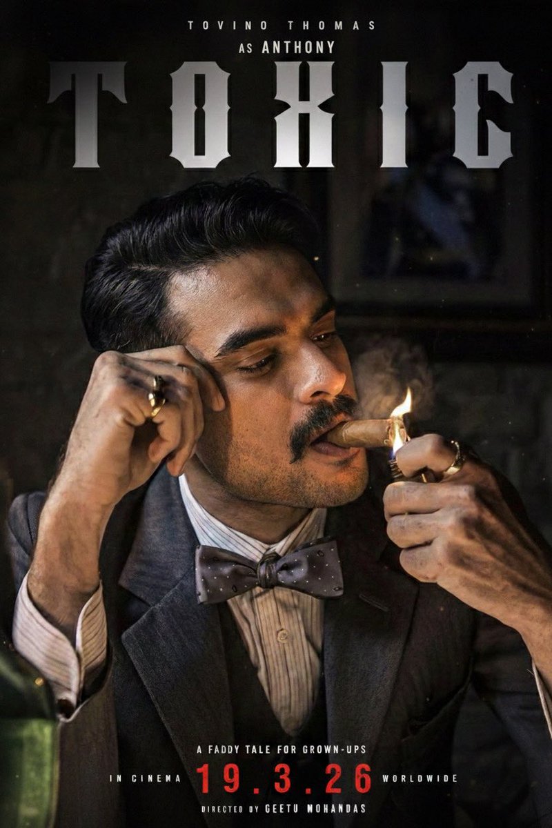 Tovino Thomas As Anthony 🔥 <a href="/ttovino/">Tovino Thomas</a> 

#ToxicTheMovie  <a href="/TheNameIsYash/">Yash</a> <a href="/Toxic_themovie/">TOXIC</a>