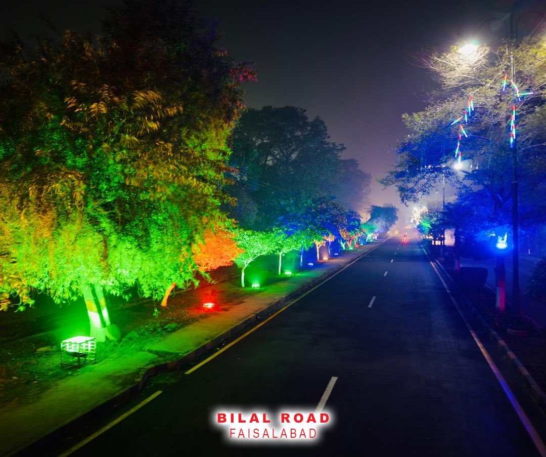 MaryamNSharif's tweet photo. Bilal road, Faisalabad, rehabilitated 💚 https://t.co/NXXQ8wGikU