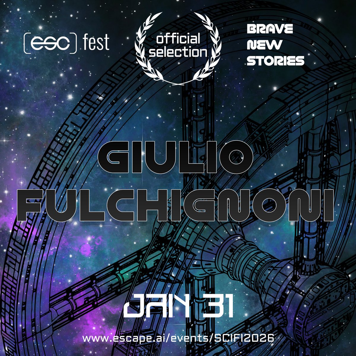 Excited and grateful to be part of the SCI-FI /FANTASY event on <a href="/escapeaimedia/">ESCAPE</a> alongside so many talented creators. This is one you don’t want to miss! Embryom awaits you there.

BRAVE NEW STORIES SCI-FI / FANTASY [esc] film festival
Screening: Saturday, January 31, 2026 at 11am