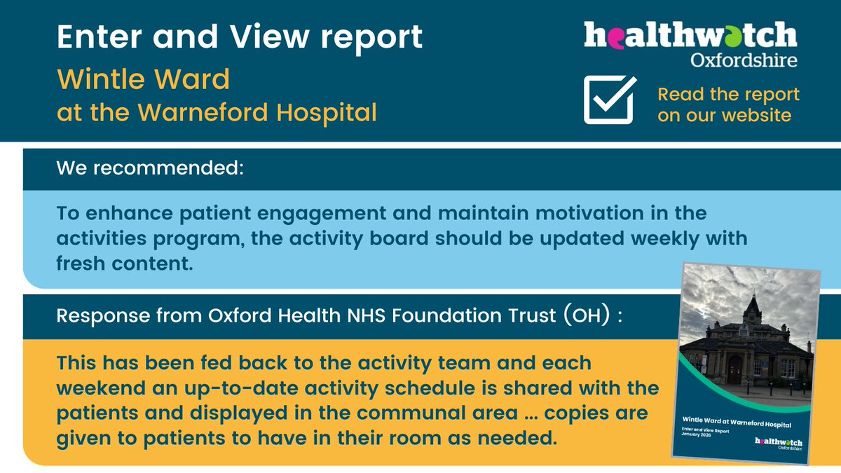 HealthwatchOxon tweet media