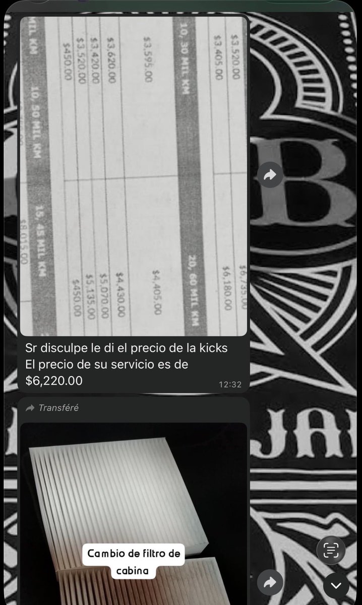 a_olvera's tweet photo. @Nissan_mx su agencia Roma Condesa me cobró de más por el servicio de 24 meses en una X-Trail E-Power. Que son los precios que ellos tienen. 
Me querían cobrar $6,220 pesos cuando en su página oficial dice $5,400, al final pagué $5,605.80. ¿Está práctica es normal con ustedes? https://t.co/o8jMRWj7bf