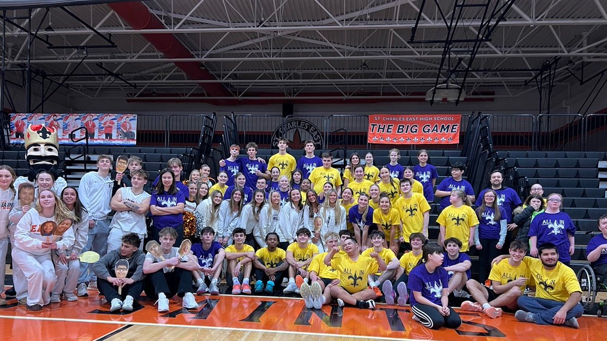StCharlesEast's tweet photo. A BIG thank you to everyone for supporting Saints ISO at the annual BIG Game. We appreciate all of you for helping make this one of the BIGGEST events of the year!

#SAINTSPRIDE⚜️ @STCEStc @STCEBoosters @STCEISOTeam @stcegirlshoops @STCE_bball @STCEathletics https://t.co/bs0sZ37SVP