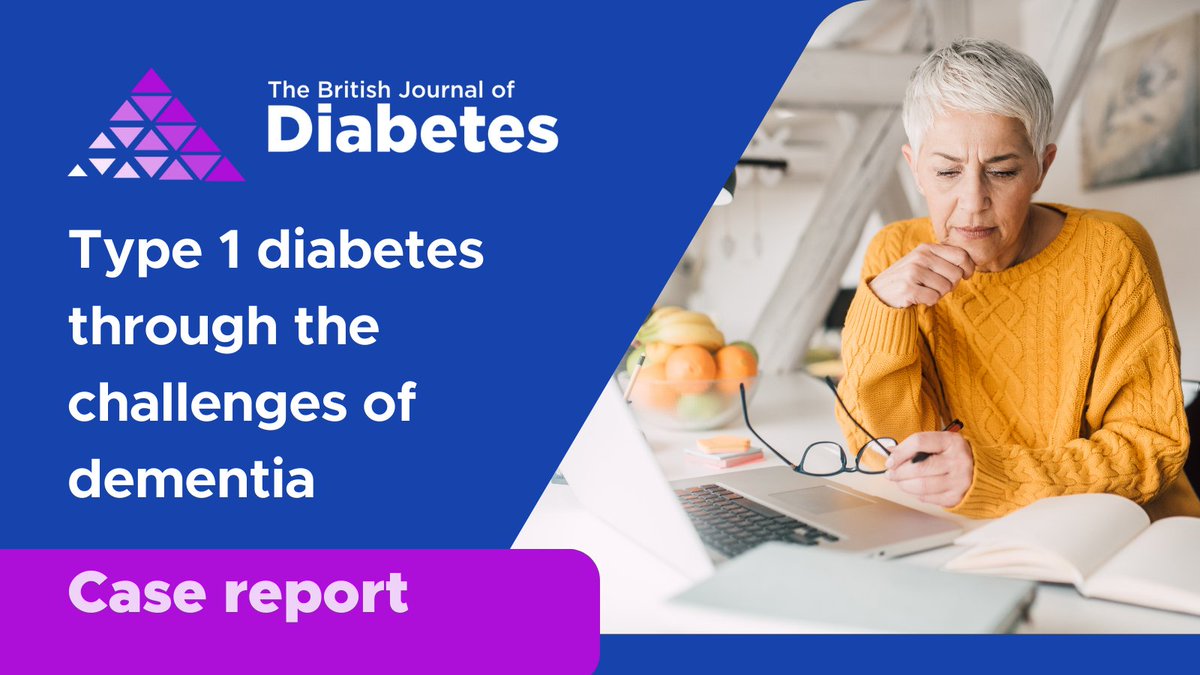 BjDiabetes's tweet photo. Read a case series of type 1 diabetes through the challenges of dementia in the latest edition of the BJD.

Access online 📄▶️ https://t.co/r10NMaCJtQ

#T1DM #Dementia https://t.co/mxftx9txLk