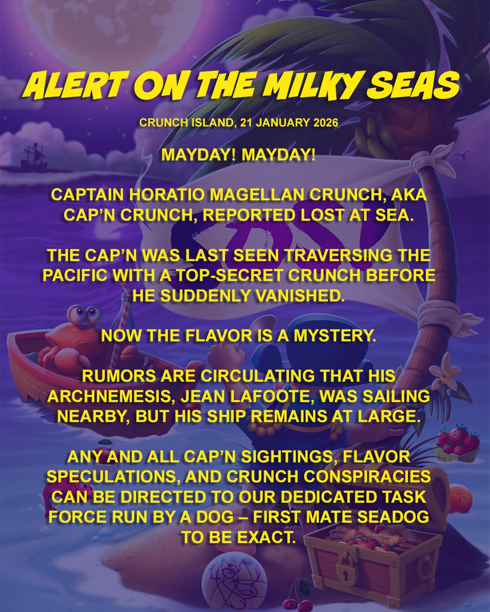 Cap'n Crunch tweet media