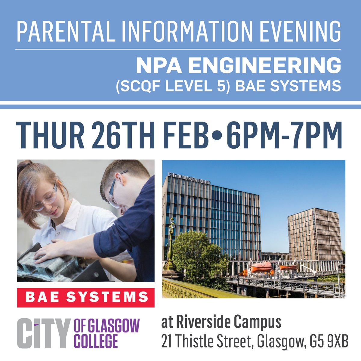 City of Glasgow College tweet media