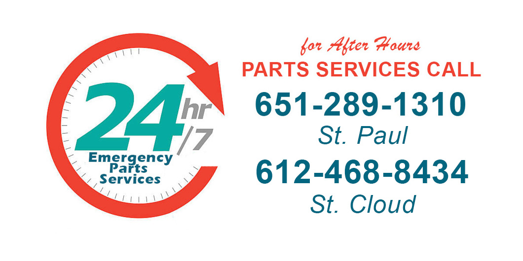 Don't forget about our after hours Emergency Parts Service available in both locations!

If you are in a bind after our normal business hours of 4:30pm and are in need of a part, we can help you out. 

Just give us a call or text and we will be there!