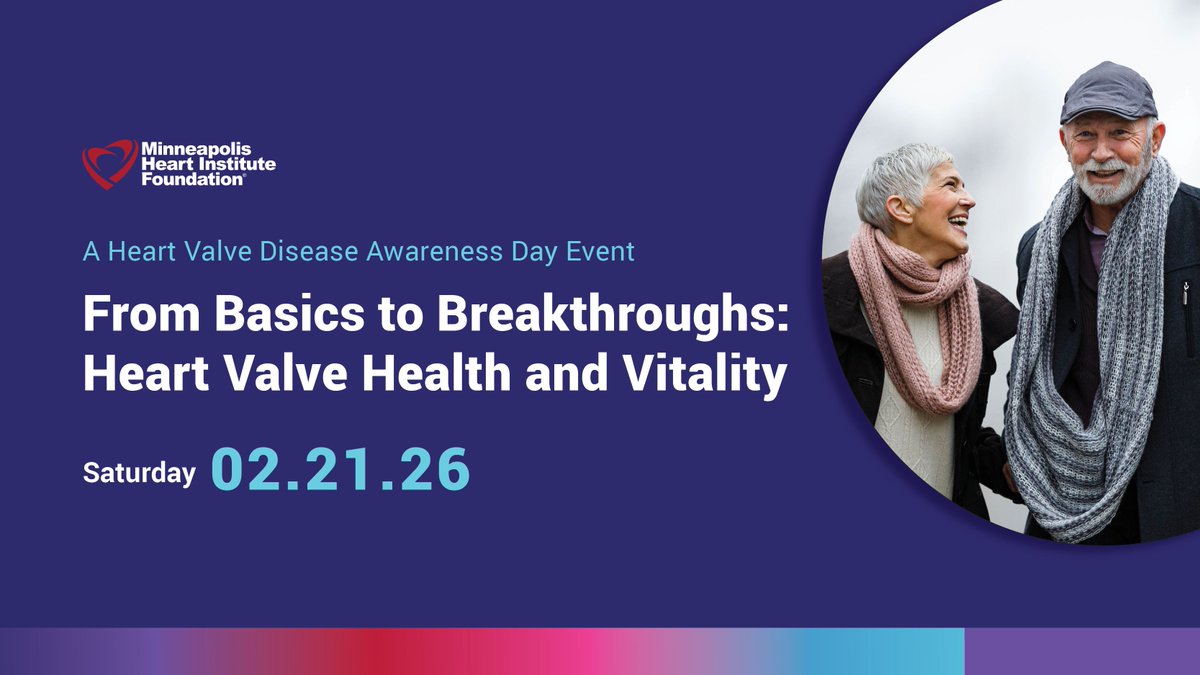 MHIF_Heart's tweet photo. 📢 We’re excited to announce the return of our Heart Valve Disease Awareness Day event! Join us on February 21 at Dellwood Country Club for a free educational opportunity and help raise awareness about valvular heart disease! Learn more and register: https://t.co/KIxPjgaKss https://t.co/JgibfUzif4