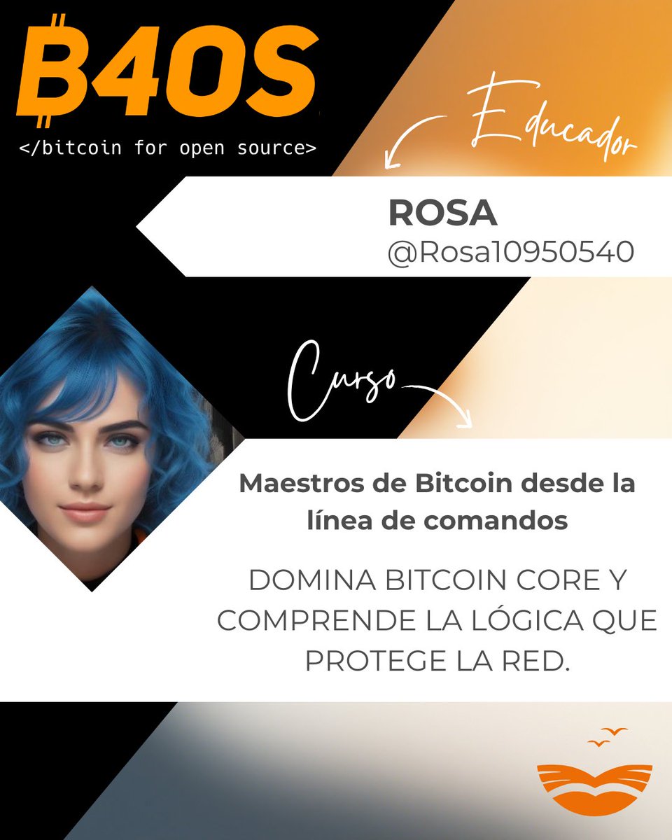 Si quieres entender Bitcoin más allá de la superficie, este curso es para  ti. Maestros de Bitcoin desde la línea de comandos Prof: Rosa  (@Rosa10950540) Recomendado para: Personas con conocimientos básicos de