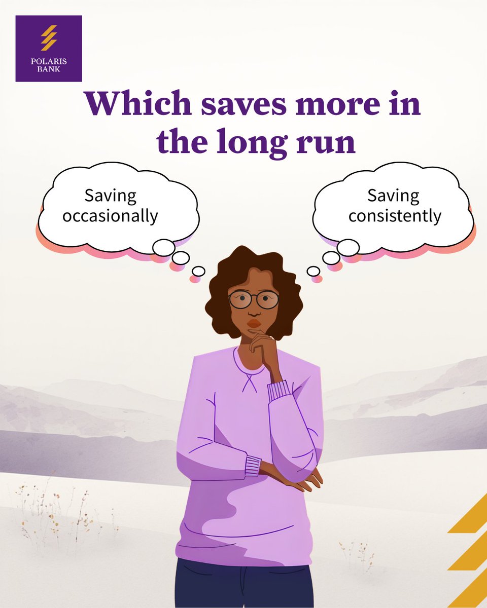 PolarisBankLtd's tweet photo. Tell us what financial decision makes you save more.

Drop your answer in the comments 👇

#PolarisBank #VULTe #financialgrowth https://t.co/Z5PZ6iDwEE