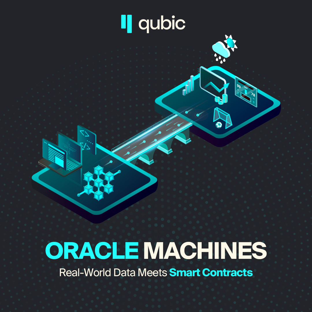 Oracle Machines are coming to Qubic.

Smart contracts will soon access real-world data directly.

→ Price feeds from providers like CoinGecko
→ Weather data for parametric insurance
→ Event outcomes for prediction markets
→ Modular design lets developers add new oracle