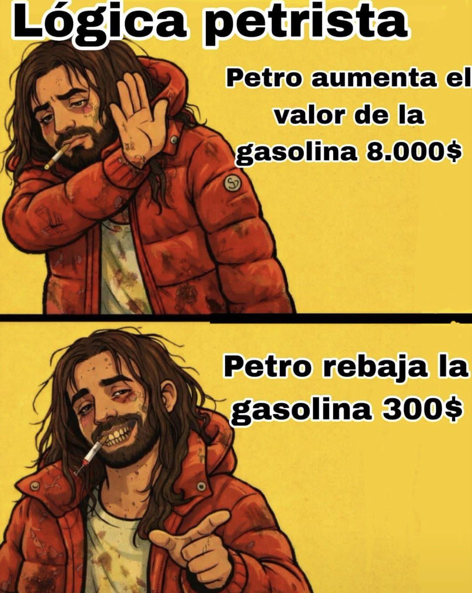 En serio que la lógica petrista es fruto de una traba muy brava