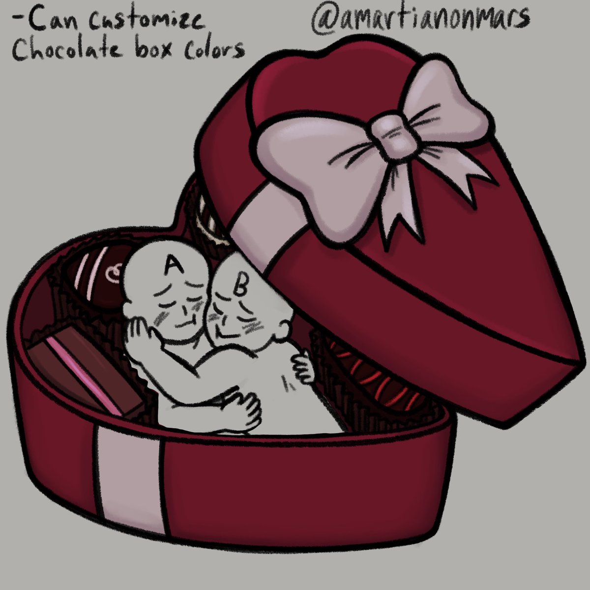 AMartianOnMars's tweet image. It's almost Valentine's day! The YCH raffle choices have been chosen, and this is the chance to win some love of your beloved(s) 💕 

The raffle rules are:
💕 You must be following me
💕You must like/retweet the post
💕You must comment

There will be multiple winners!! Good luck!