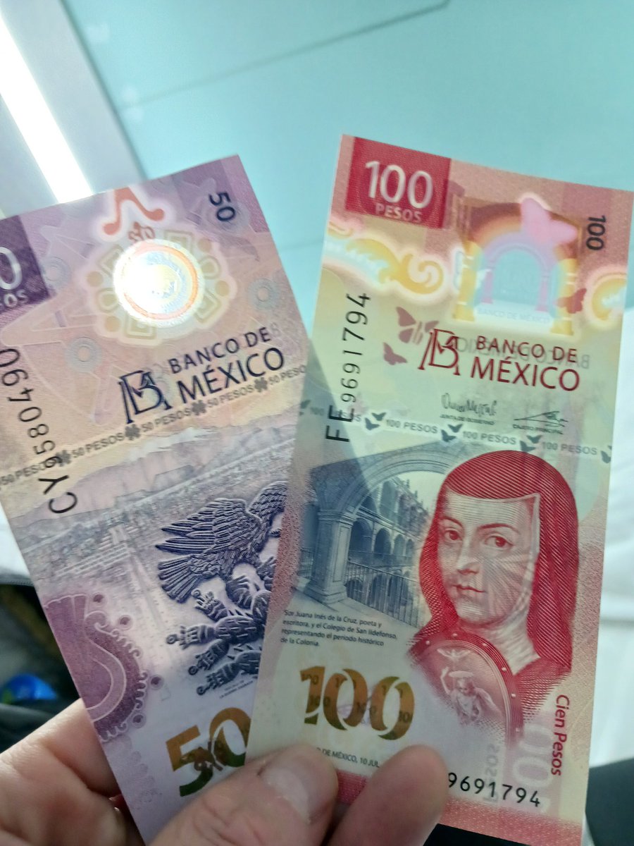 メキシコペソ、1000円、500円くらい