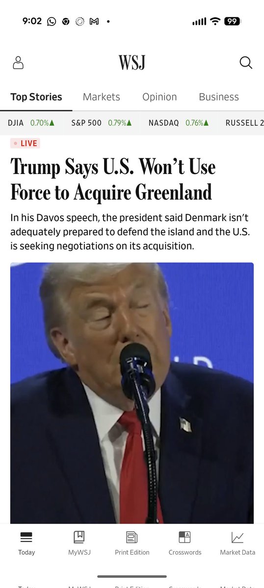 Sempre e solo TACO.

Son bastati #Carney e Wall Street.

Meloni, intanto, fa ancora la vassalla.