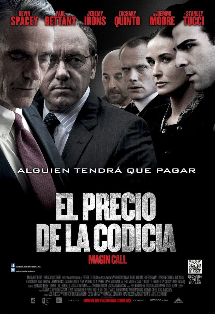 parasitoahorro's tweet image. 10 películas sobre dinero que deberías ver este fin de semana:

1. El Precio de la Codicia