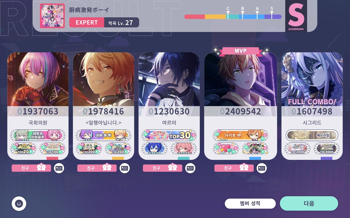 알고보니 다 친구였던..