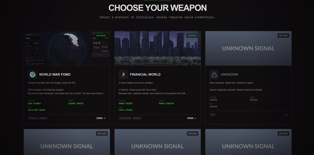 TowerProtocol's tweet image. THE MASTER PLAN: A 3-Stage Evolution. 🧬
We aren't just launching games. We are simulating history.

Phase 1: CHAOS (Current)
🔴 World War FOMO: High-stakes PvP. Burn supply. Establish Warlords.

Phase 2: ORDER (Loading...)
🔵 Financial World: Governance. Taxes. Banks. Build the…