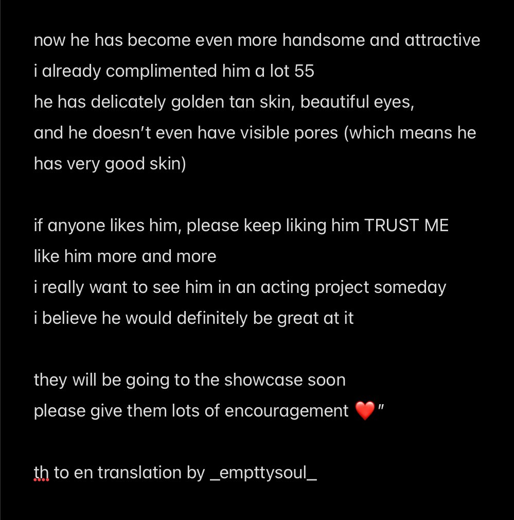 _empttysoul_'s tweet image. P’Pond mentioned Kim Mingyu 🥺

“if anyone likes him, please keep liking him TRUST ME
like him more and more
i really want to see him in an acting project someday
i believe he would definitely be great at it”

#Mingyu #김민규 #민규