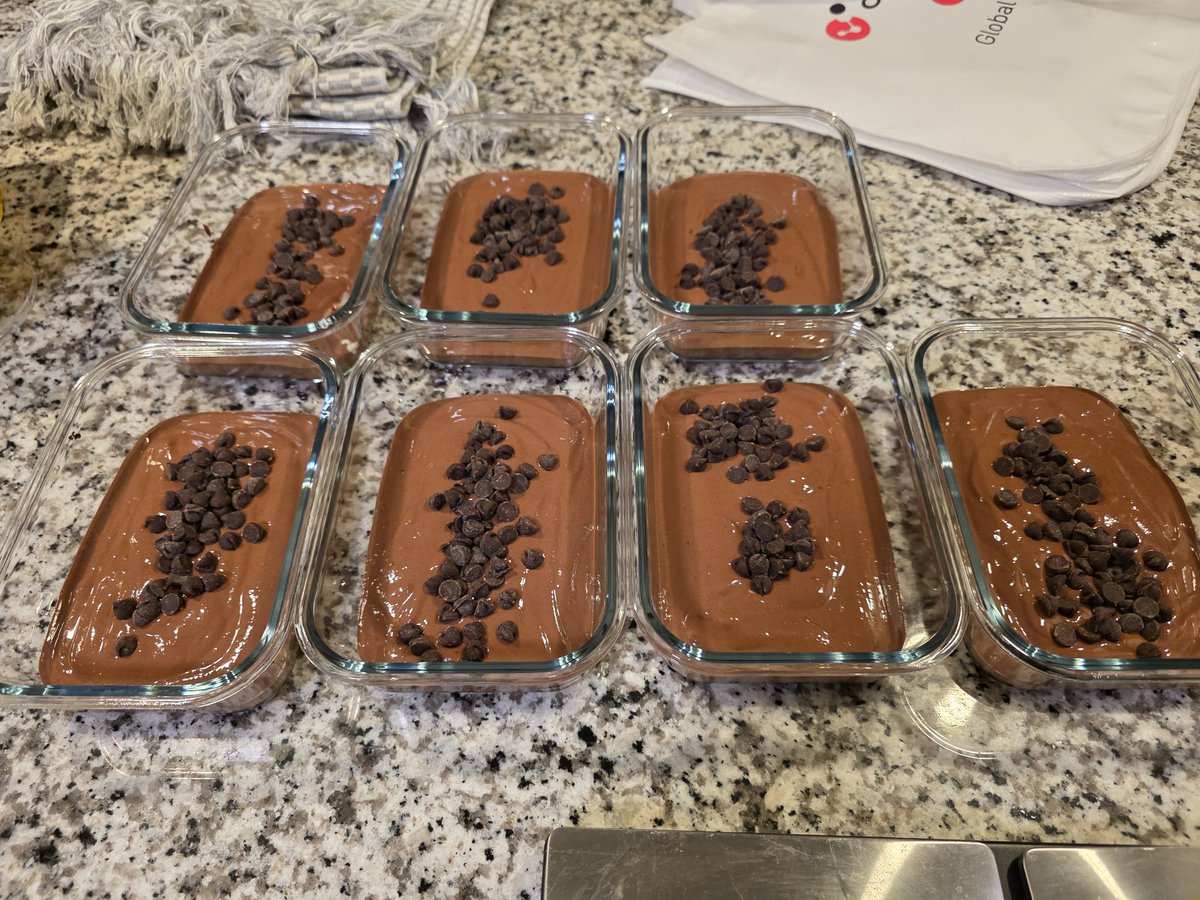 A week of chocolate cake.
Meal prep so easy.