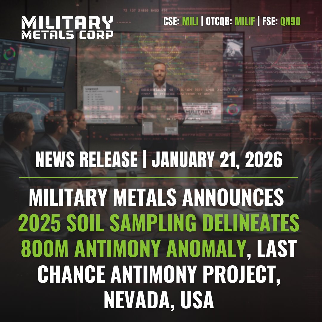 Military Metals Corp tweet media