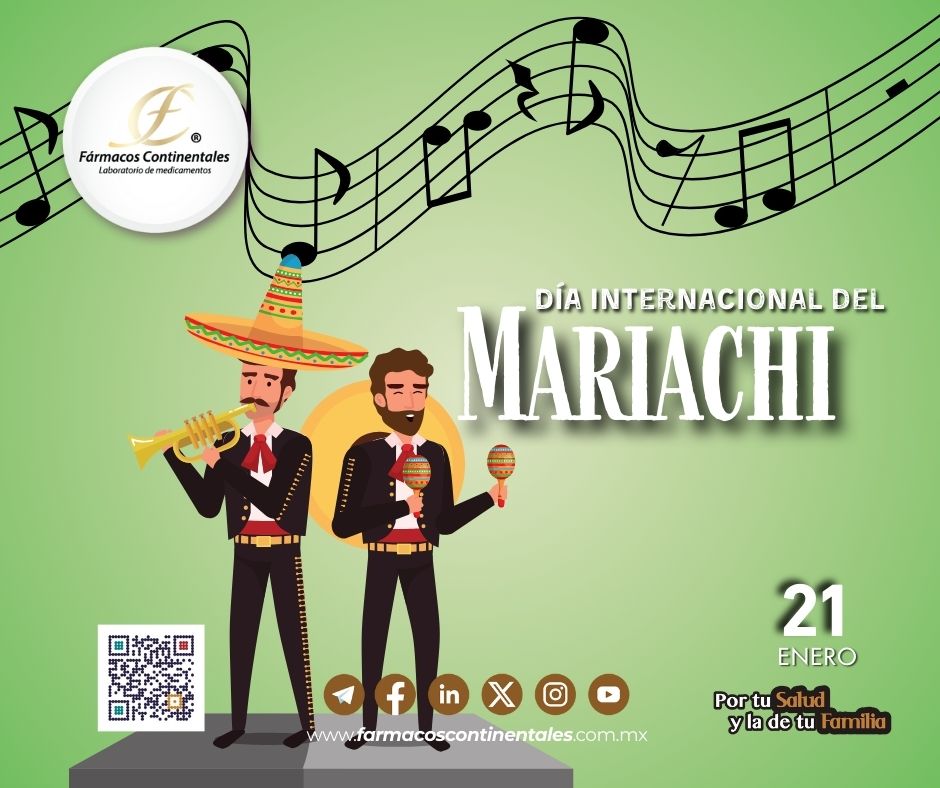 💟 Día internacional del mariachi 

 #FarmacosContinentales #EfeméridesFC