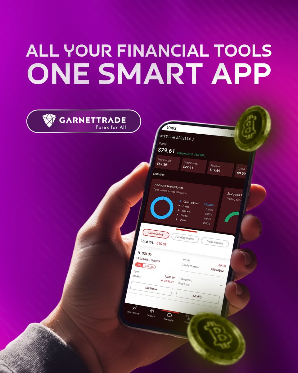 Every move you make flows through a powerful system built for real traders. With Garnet Private, you get trade speed, secure fund movement, smart analysis tools, and expert-backed copy trading all inside a single, seamless mobile experience. Your investment power doesn’t just