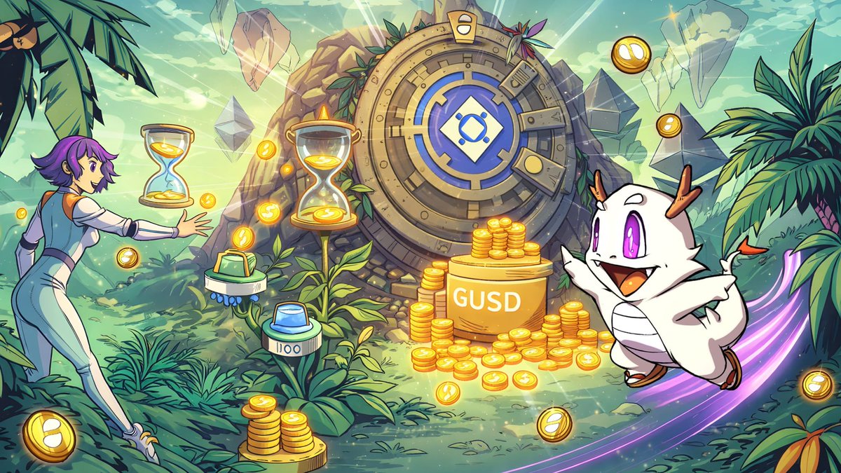 StatusL2's tweet image. GUSD pre-deposit vault is now open!

this is the final asset to be onboarded before Status Network mainnet (targeting end of Q1 2026)

your last opportunity to seed liquidity early and earn rewards and liquid yield on the first gasless, privacy-focused L2 powered by native yield…