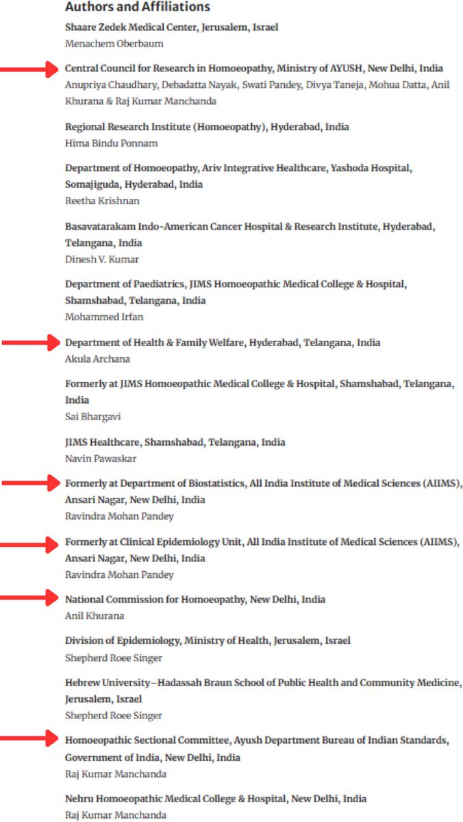theliverdoc's tweet image. Dear friends, I have something important to tell you. 

In December 2024, 'researchers' from multiple Indian Government Homeopathy institutions along with 'researchers' from Israeli Homeopathy institutes, published a randomized controlled trial that concluded that use of…