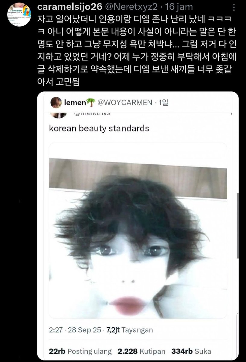 yourmlly's tweet image. 🚨 MASS REPORT🚨
2 akun ini yang buat Carmen di hate habis-habisan sama haters. Tolong Mass Report dan Block‼️

x.com/Neretxyz2
x.com/WOYCARMEN