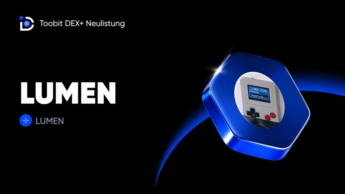 Toobit_DACH's tweet image. ⚡Trade-Alarm!
#LUMEN ist jetzt auf Toobit DEX+ live.
Starte noch heute den Handel mit diesem einzigartigen Token!
Mehr ➡️ bit.ly/4pQ1Hiv
#ToobitDEXPlus #LUMEN